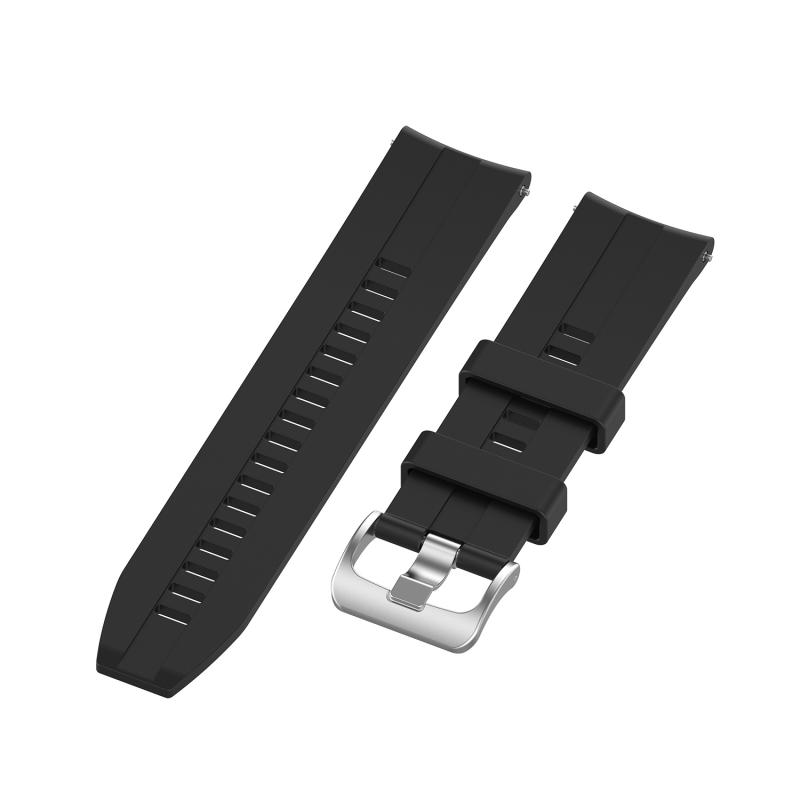 For Huami Amazfit GTR 47mm Strap Watch Steel Buckle Silicone Strap 22mm Width Silicone Sports Band Watch Strap Watchband