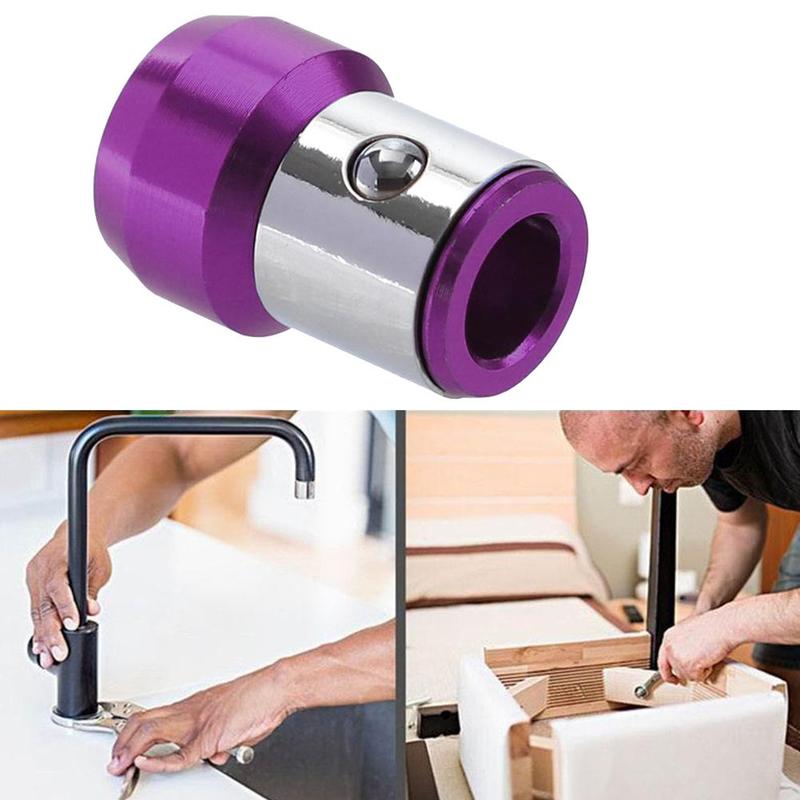 Steel Sleeve Metal Screwdriver Head Plus Magnetic Power Ring Strong Head Ring Batch Tools Type Magnetic Card Bead Magnetic T3J6