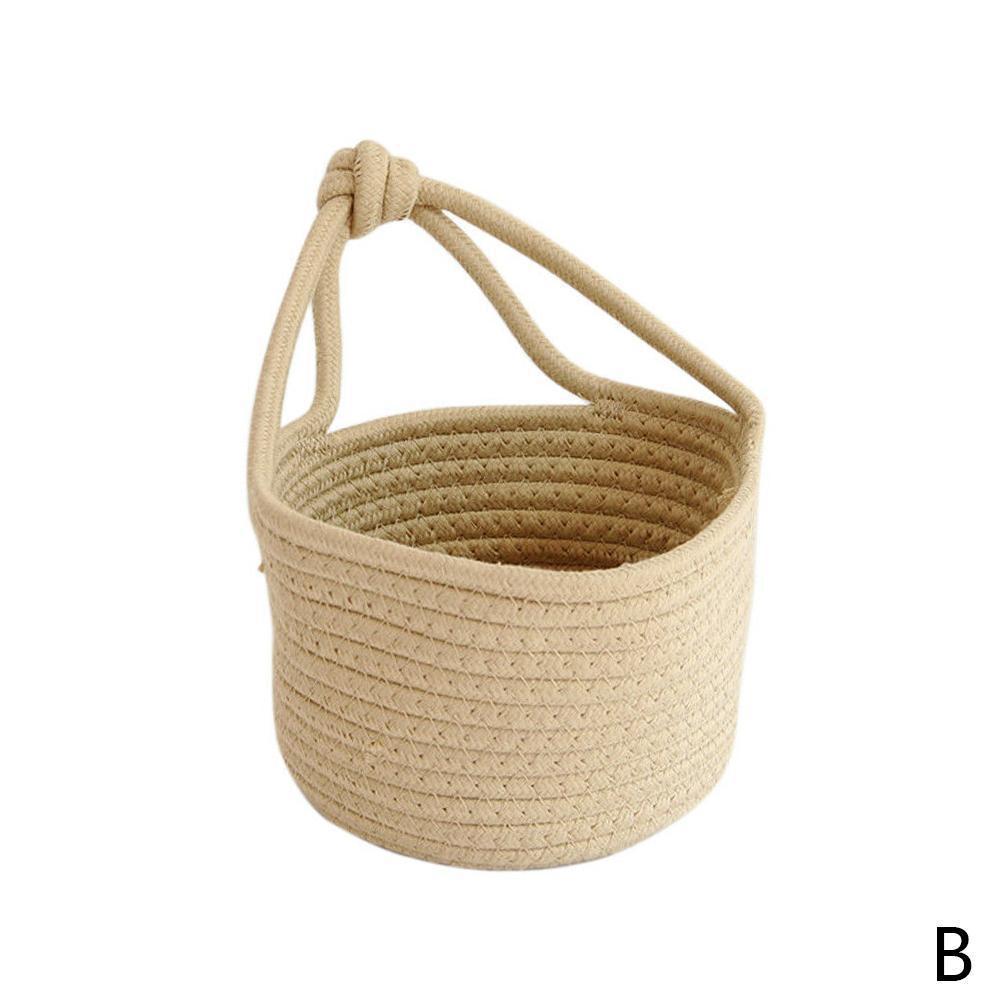 Plantenvlechtwerk wandhanger bloemenmand groot formaat handgemaakte huispot rustieke rotan wilgen vogelmanden bloempot nestdecoratie  b5 w 6: H