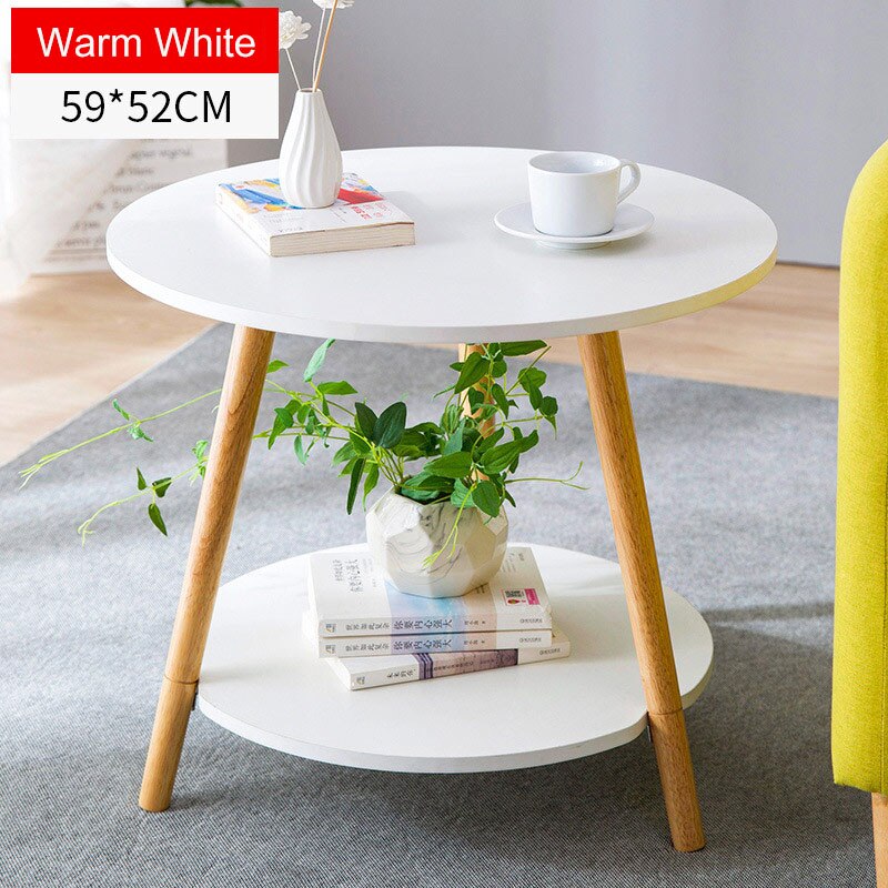 Nordic Style Solid Wood Coffee Table Living room Sofa Side Table Small Dining Table Small Tea Table Home Furniture