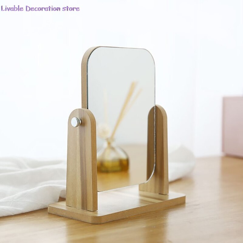 Spin Assembly Mirror Portable Makeup Mirror Screen Vanity Mirror Single Mirrors