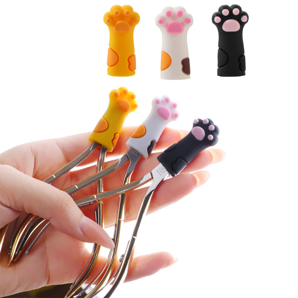 1 st nyppskydd skyddshylsa för nagelband sax manikyr pedikyr verktyg död hud pincett keps
