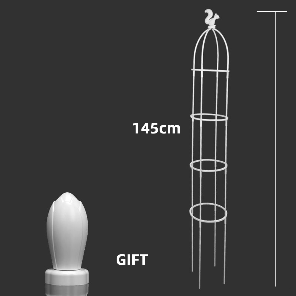 Klimmen Plant Trellis Tuin Tomaat Ondersteuning Kooien Voor Bloemen Planten Ondersteuning Frame Trellis Klimmen Diy Bloem Wijnstokken Pot Stand: YELLOW