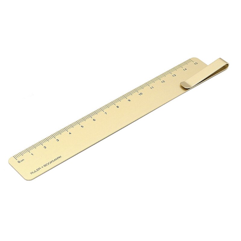 5color Kaco Metal Ruler 15cm Lightweight Portable Straight Rulers Stainless Steel Office Measurement Tool Precision: Yellow