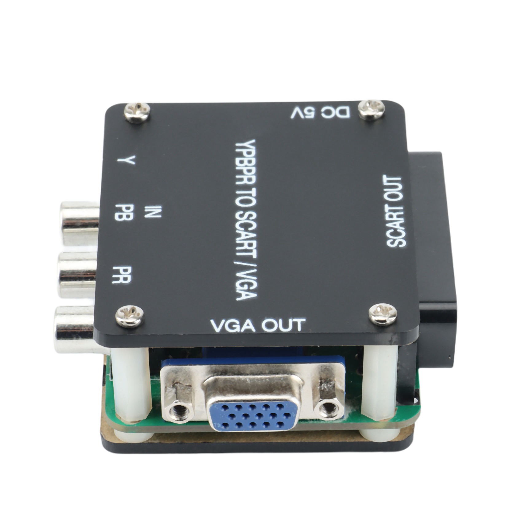 YUV ZU RGBS YPBPR zu SCART YPBPR ZU VGA Komponente Transcoder Konverter Spiel Konsole, RGBS zu Farbe Unterschied Komponente
