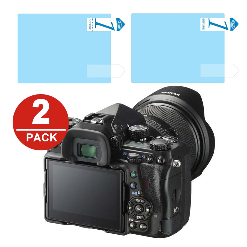 2x LCD Screen Protector Protection Film voor Pentax K1 K-1 Mark II KP K-S2 K-70 KS2 K70 K-3 K3 K-5 k-5IIs K-01 K-S1 Q10 645Z