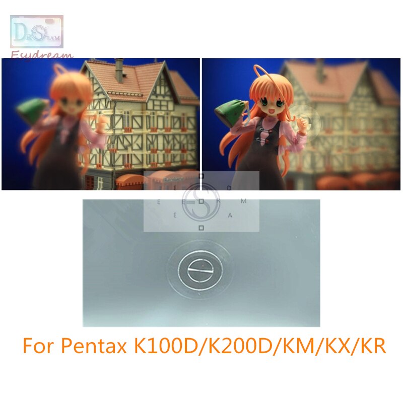 Single 180 graden Split Afbeelding Focus Matglas voor Pentax K100D K200D KM KX KR PR164