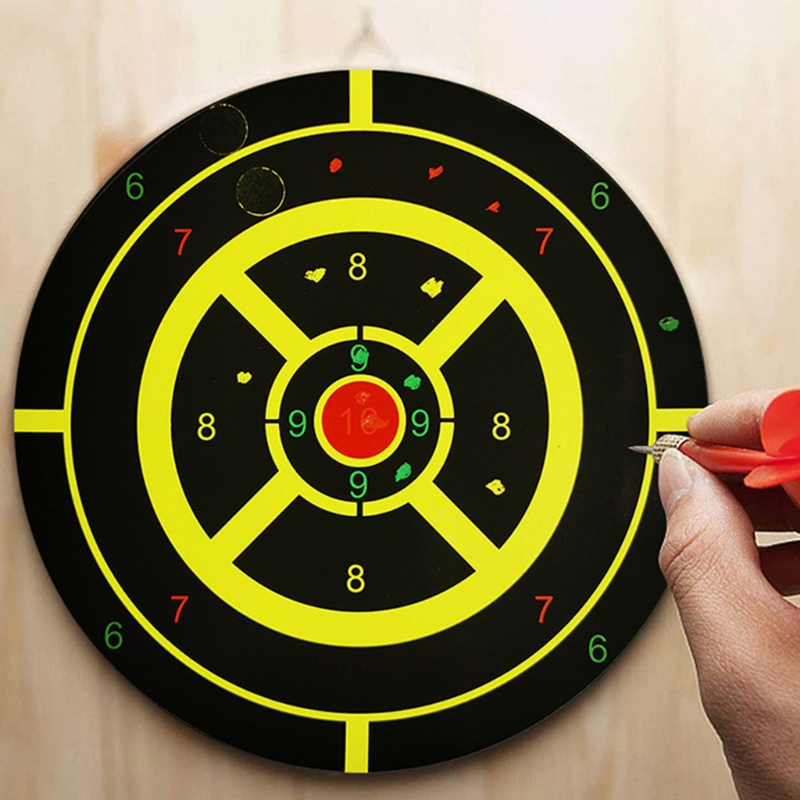 25Pcs Sticker Splatter Reactive Sticker Self Adhesive Shooting Targets U7EF