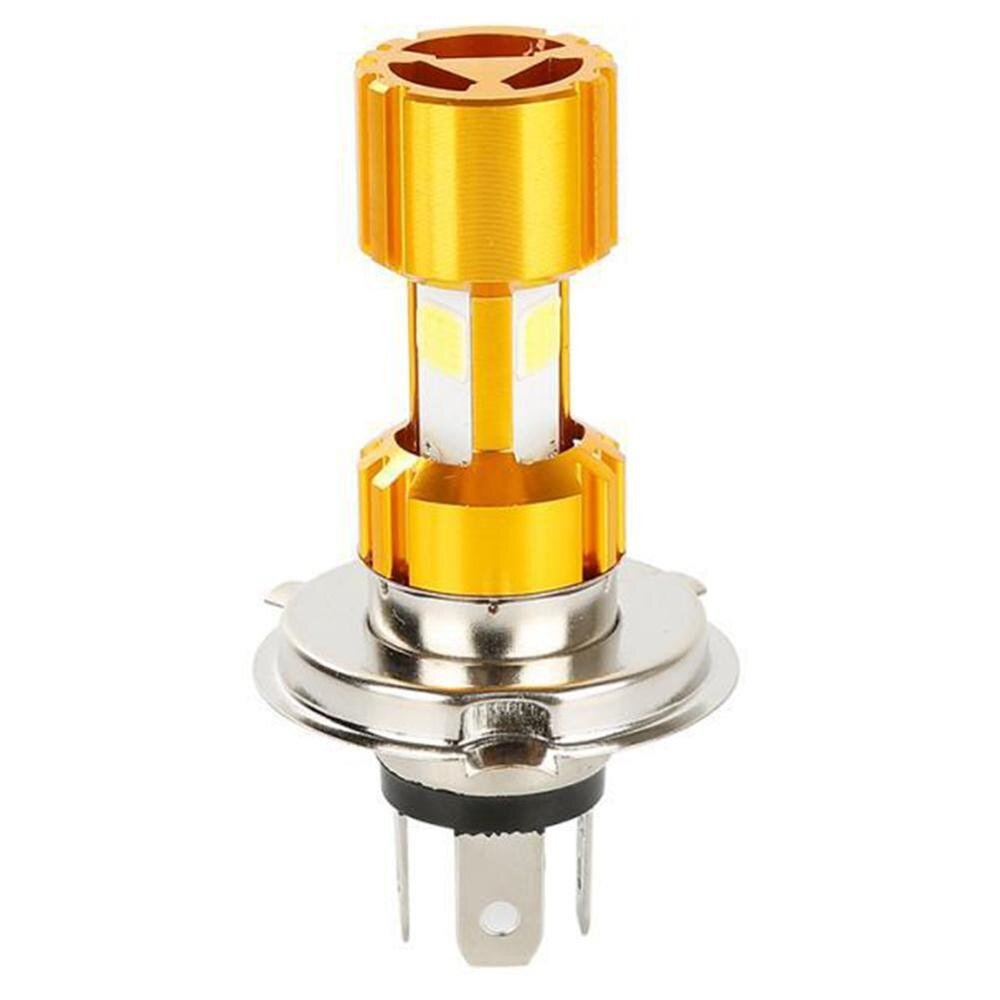 H4 Led Koplampen Universele Dc 12V 18W Led Cob Motorfiets Koplamp Lamp Scooter Outdoor Verlichting: Default Title
