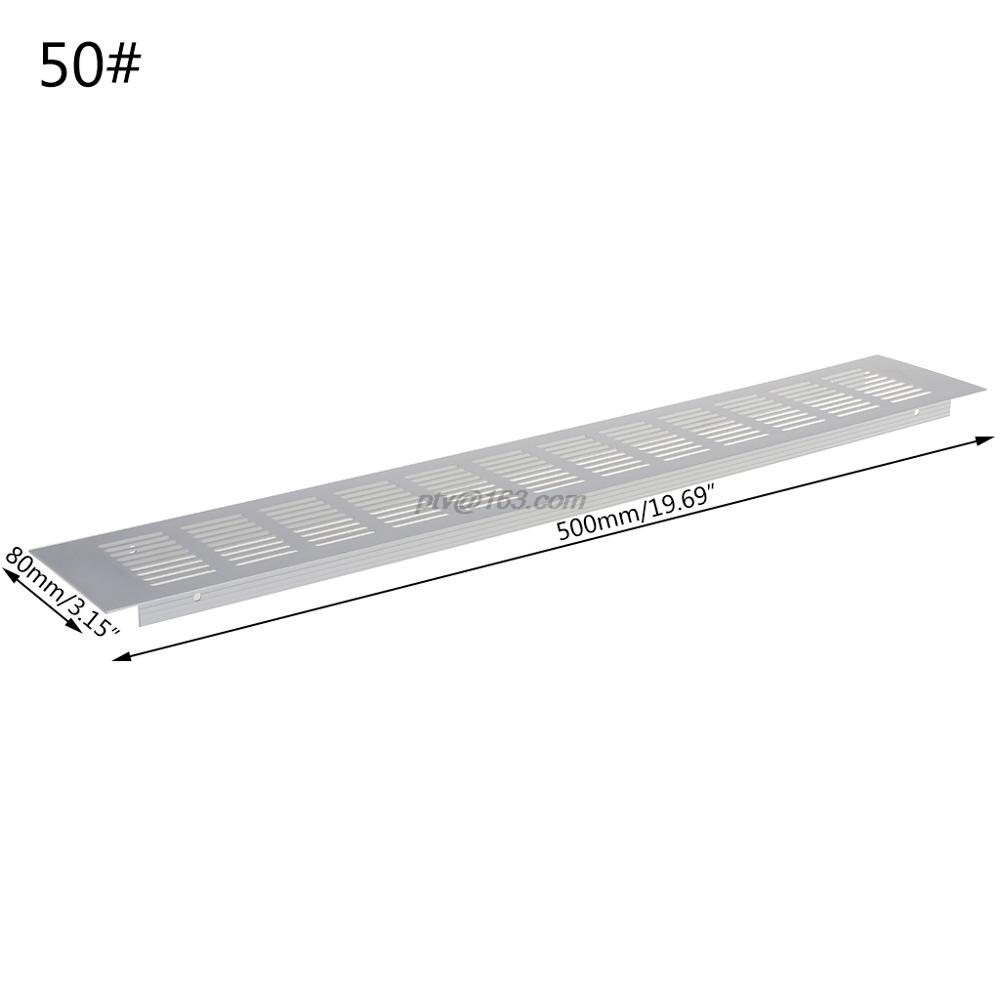 Aluminiumslegering lufthul perforeret plade webplade ventilationsgitter: 50cm
