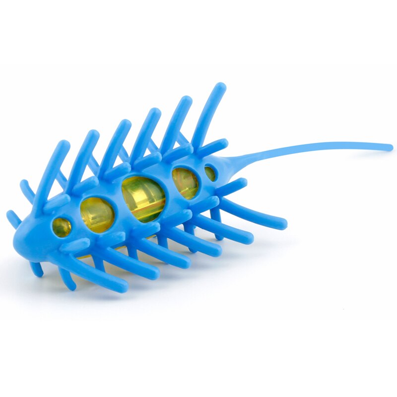 Ratón electrónico para gatos, juguete interactivo automático, 360 °, material de alimentaria: Blue Mouse toy