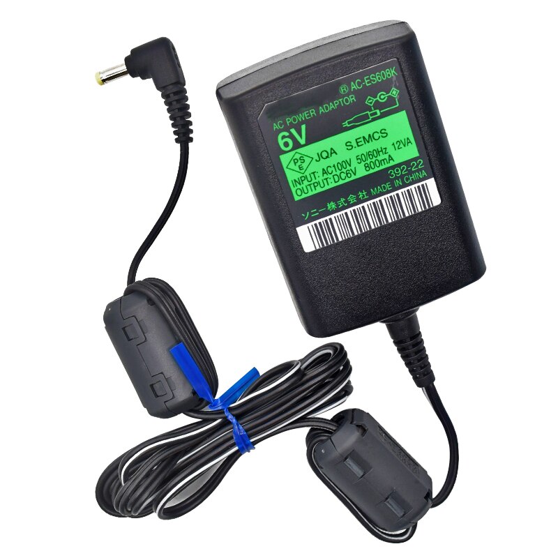 Used AC-ES608K Power Supply AC Adapter Charger 6V 800mA For Sony NW-HD1 HD2 HD3 HD5 PCM-D1 SRS-A212