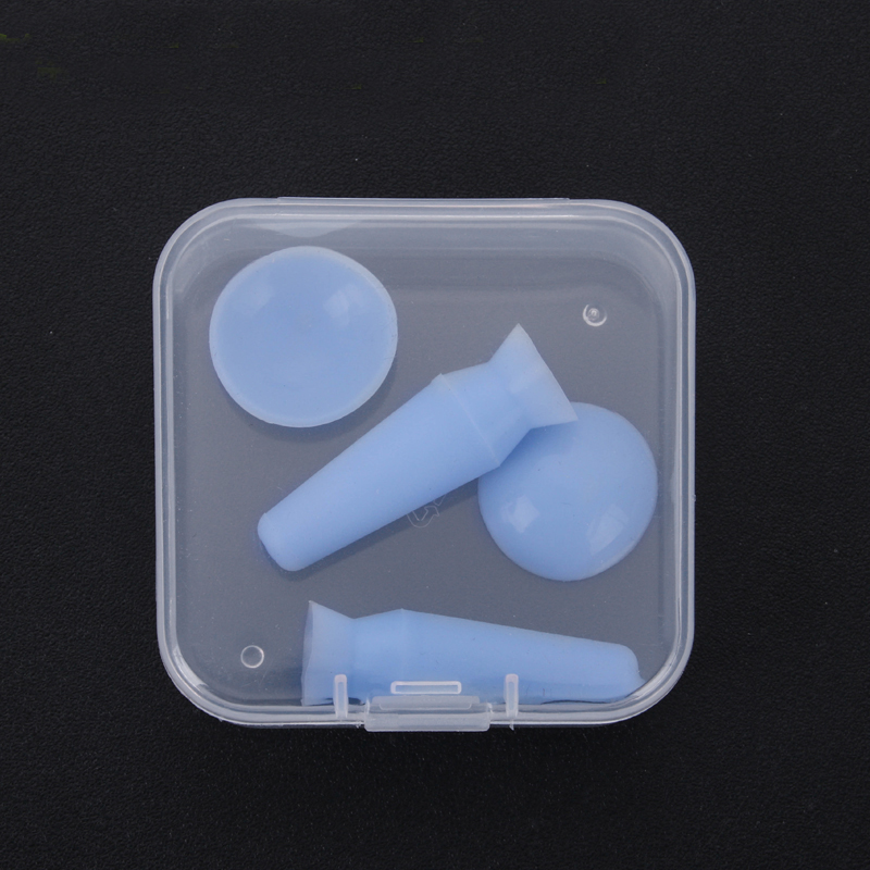 Cubierta protectora de silicona coreana para globo ocular, almohadilla para párpados, alambre integrado, protector de párpado doble, pieza de ojo prótesis, ventosa: Latón cepillado