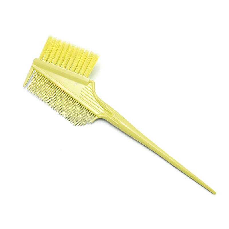 1 cepillo para teñir el cabello, cerdas suaves y elegantes, herramienta para teñir el cabello, cepillo para teñir el cabello, accesorios para cepillos de peluquero y salón DIY: green