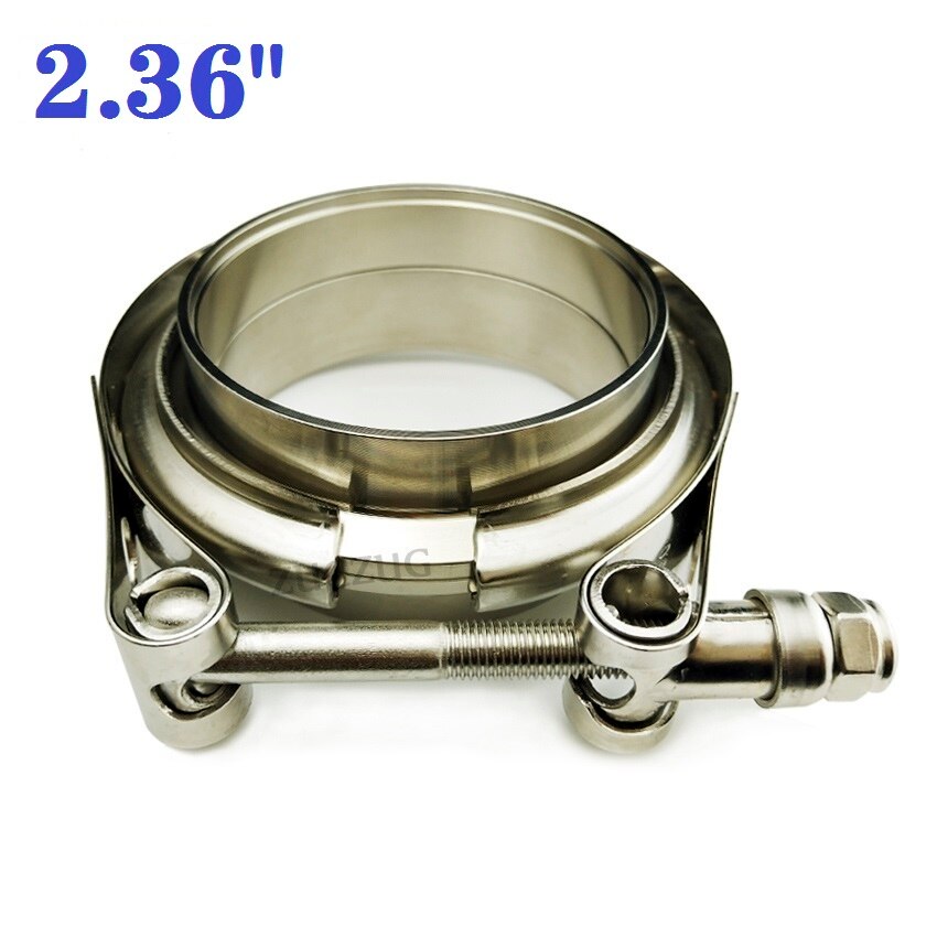 ZUCZUG 1.5-6.0" Self Aligning with welding groove male/ female flanges V Band/V-band Clamp assembly: vbkmf236