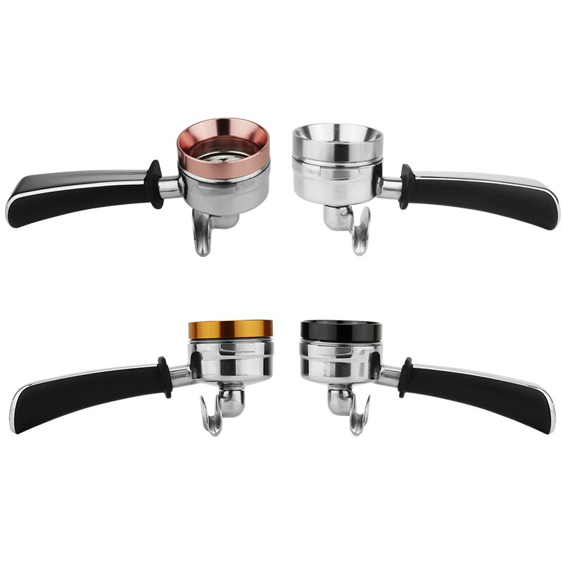 Anneau de dosage de café en aluminium, distributeur de café fait à la main 51/53/58mm, anneau d'entonnoir de dosage expresso, 1 pièce