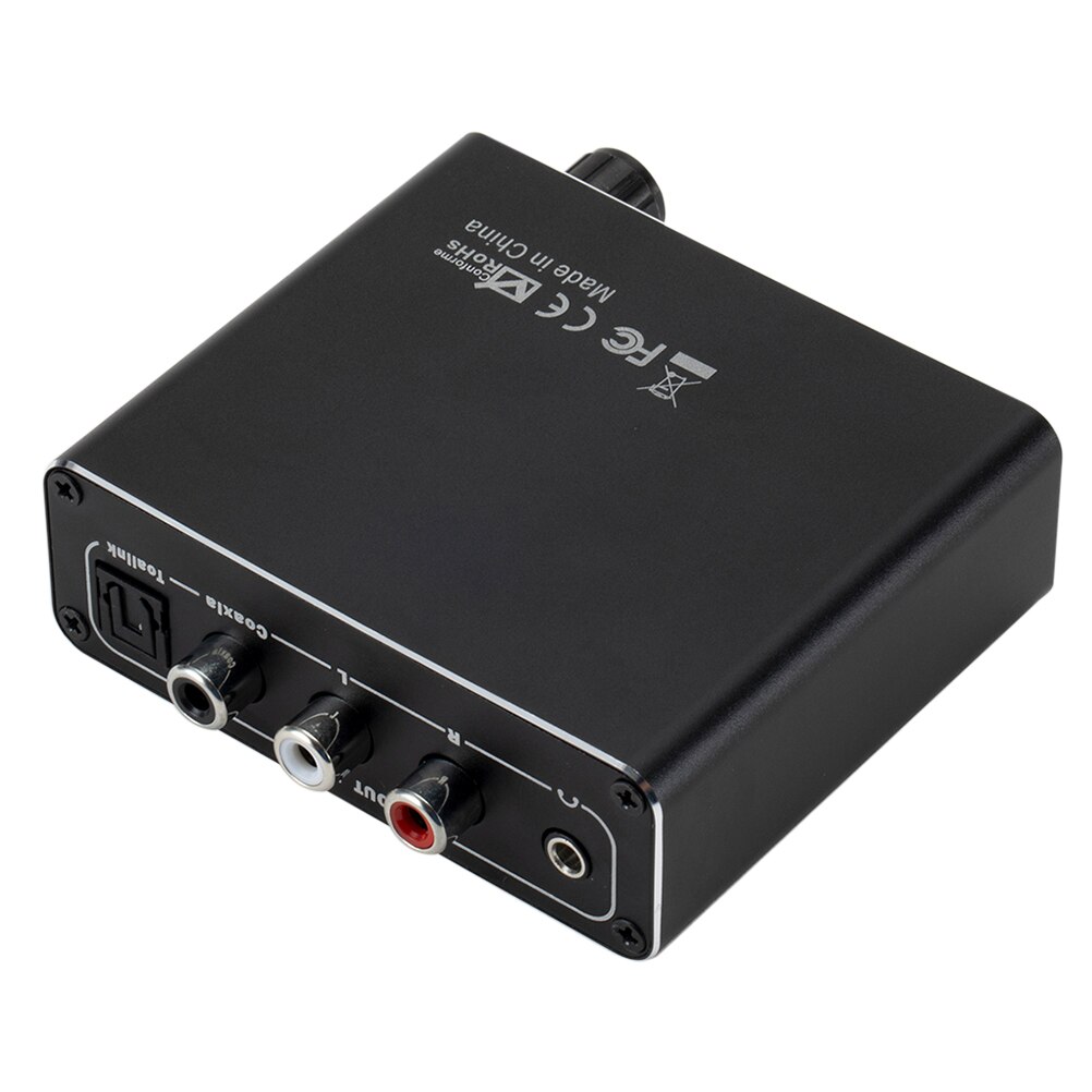 DAC Converter Digital Optical Coaxial Audio Converte Two-way Switch Audio Adapter