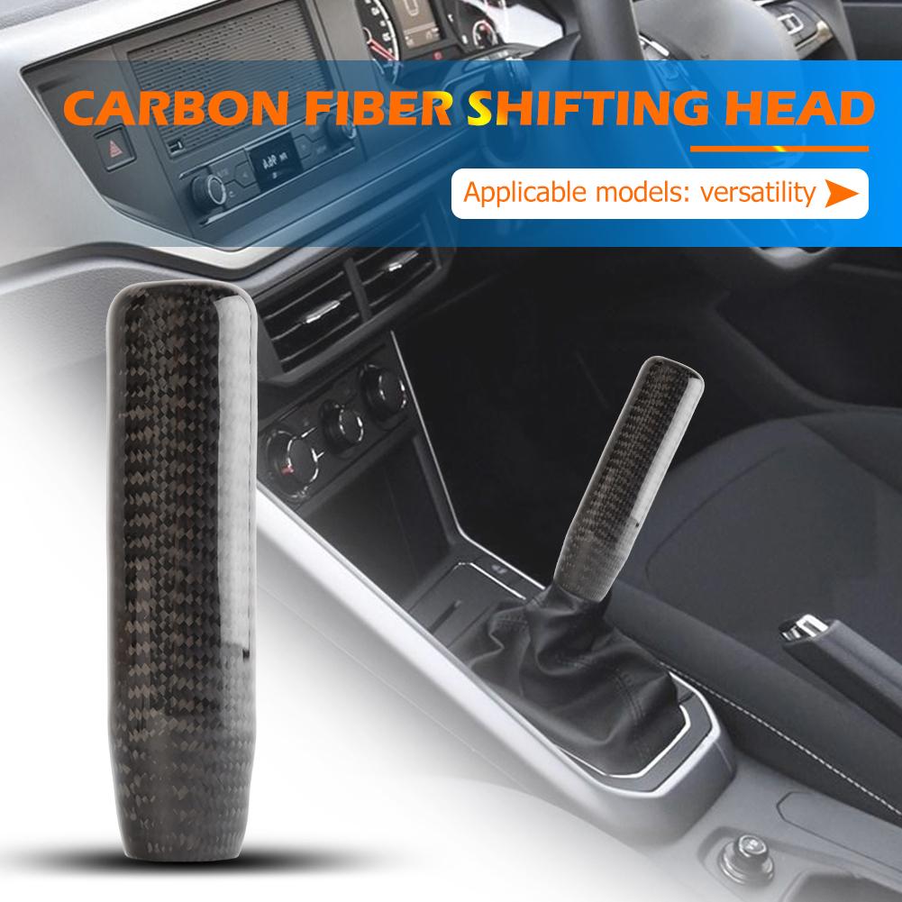 Gear Shift Knob Classic Delicate Universal Car Gear Shift Knob Carbon Fiber Look Shifter Lever Gear Stick Knob