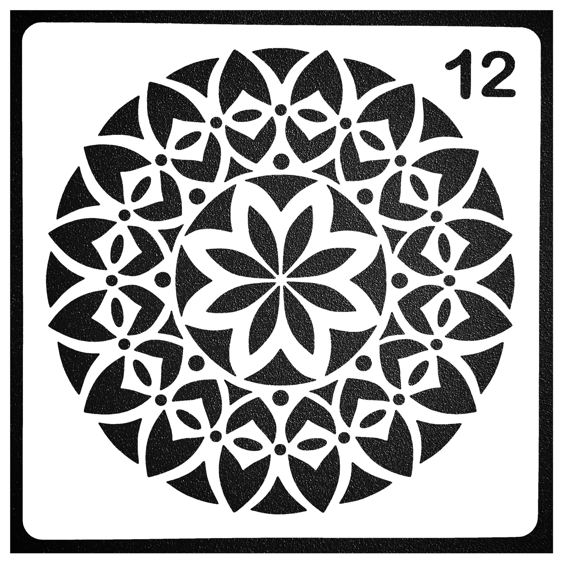 Mandala Painting Template Stencils Drawing Stencils Painting And Decor Bullet Journal Supplies Decorative Mandalas: HHA0712