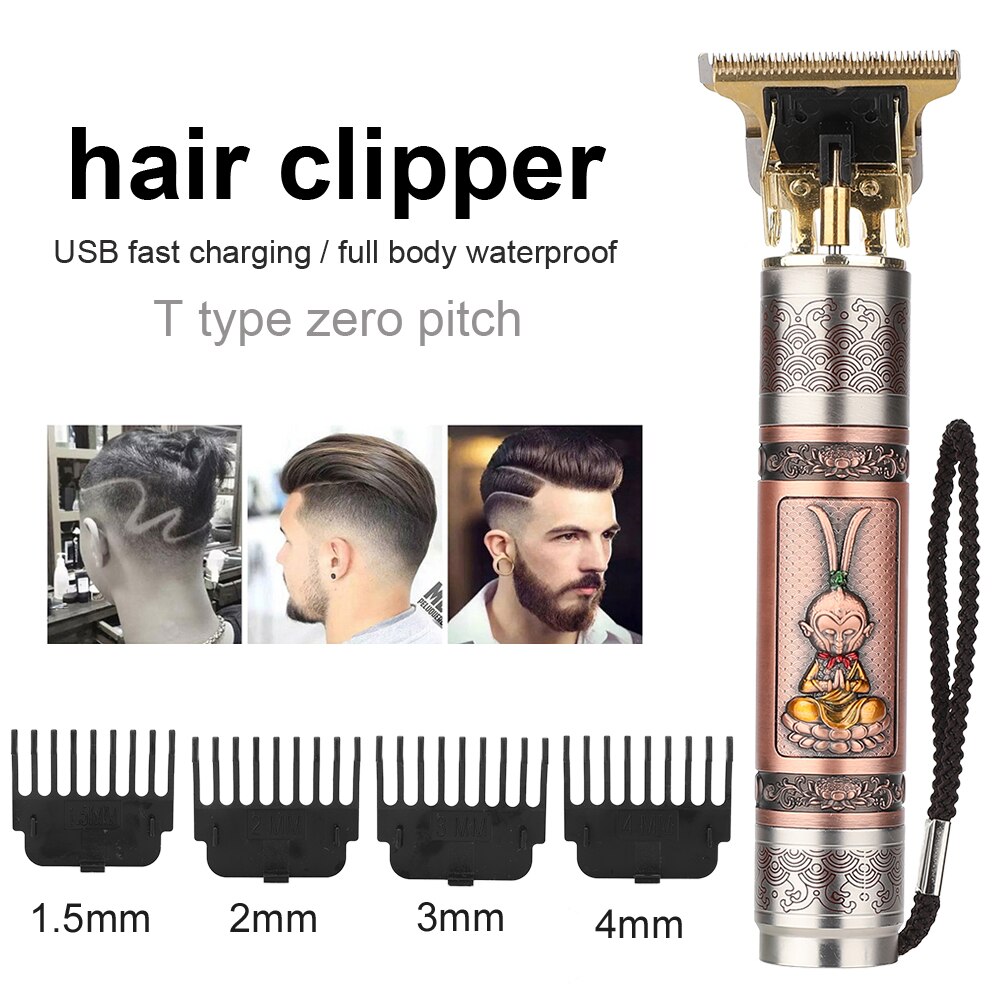 Oplaadbare Tondeuse Kapper Kapsel Cutter Maaier Snijmachine Scheermes Tondeuse Clippers Mannen Baard Trimmer Voor Mannen
