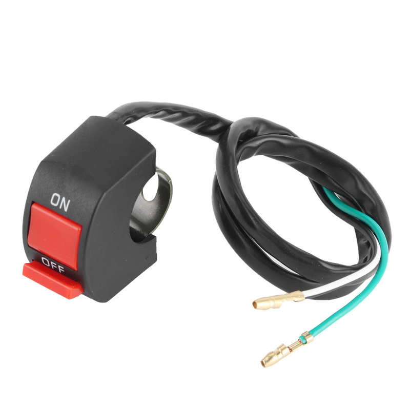 Angel Eyes Light Switch Universal Motorcycle LED Light Switch Handlebar Headlight Control On/Off 22‑25mm LED Headlamp Switch
