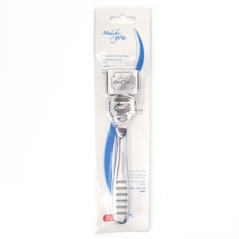 Scraping Foot Scrubber Pedicure Set Exfoliating Scrub Calluses Foot Chafing  Useful Product Heel Repair Foot Scrubber Foot Skin: Stainless Steel Foot Scrubber Card Paper