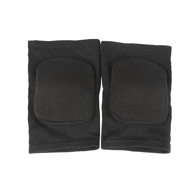 2pcs Exercise Sponge Knee Pads Fitness Training Knee Support Sport Gym Knee Pad Safety Knee Support Squat Knee Protectors: Black / M