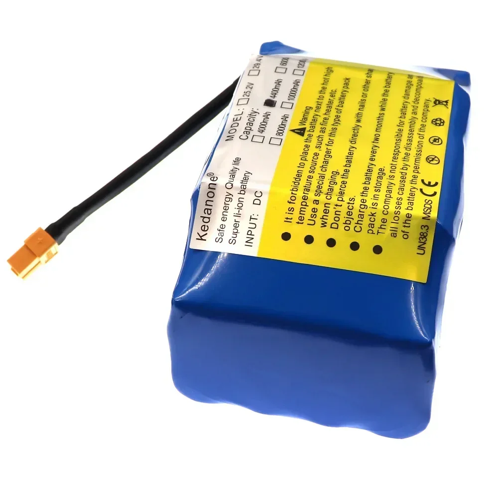 Batería recargable de iones de litio Superior 36V 10S2P, batería de iones de litio de 4400 mAh para monociclo hoverboard eléctrico de autosucción
