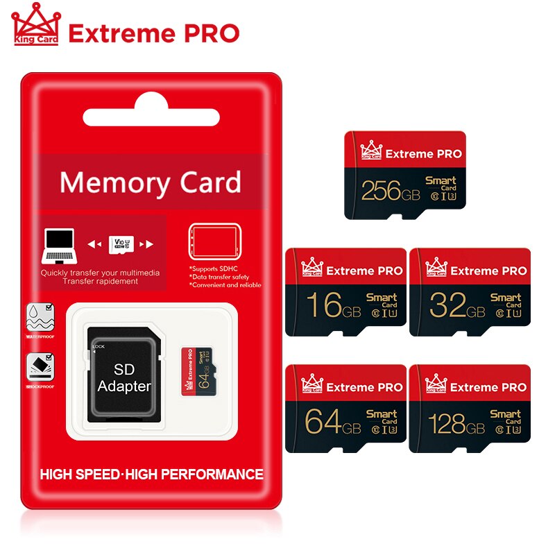 Class10 Micro sd card 4GB 8GB Memory Card 16GB 32GB SDHC/SDXC microsd 64GB 128GB TF cards Cartao De Memoia with free adapter