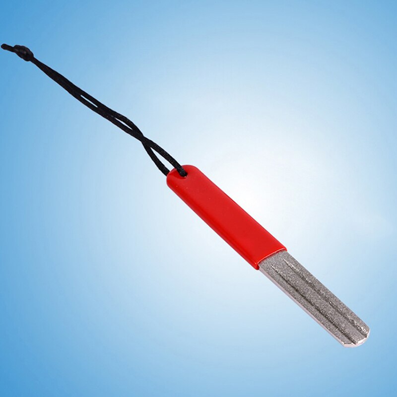 Red Diamond Grinding Machine Double-sided Groove For Fly Fishing Stone Grinding Han Sharpening Grinding Accessories Gear Fi H0F1