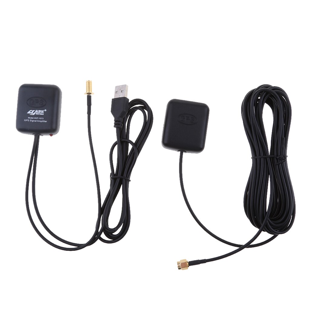 Car GPS Signal Amplifier Booster for Enhance 5M Repeater Receiver + Transmiter for Phone Navigation