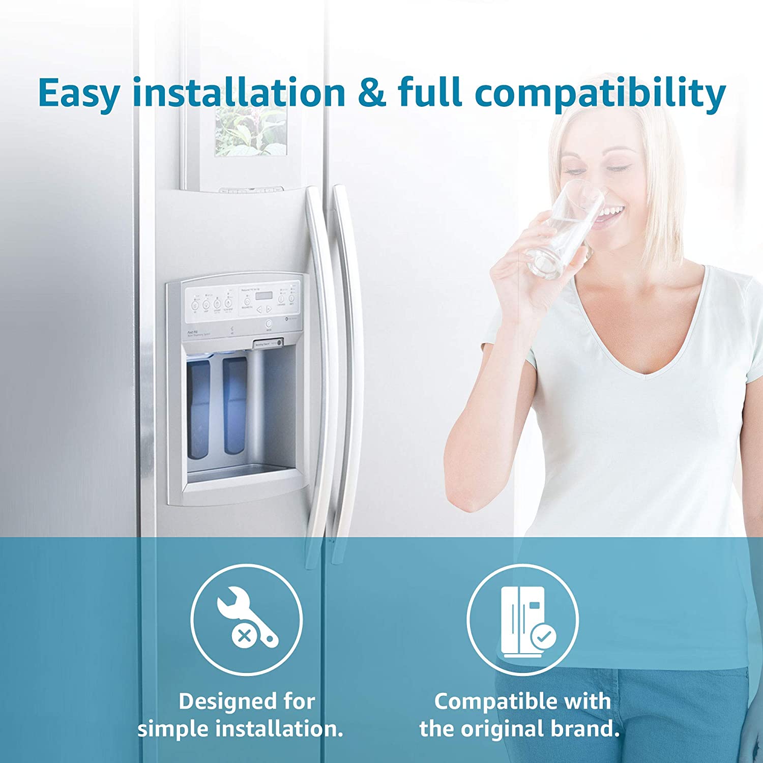 MWF Water Filter Replacement. Compatible Models for GE MWF, MWFP, MWFINT, GWF, GWFA, HWF, HWFA, HDX FMG-1, Smartwater, WFC1201
