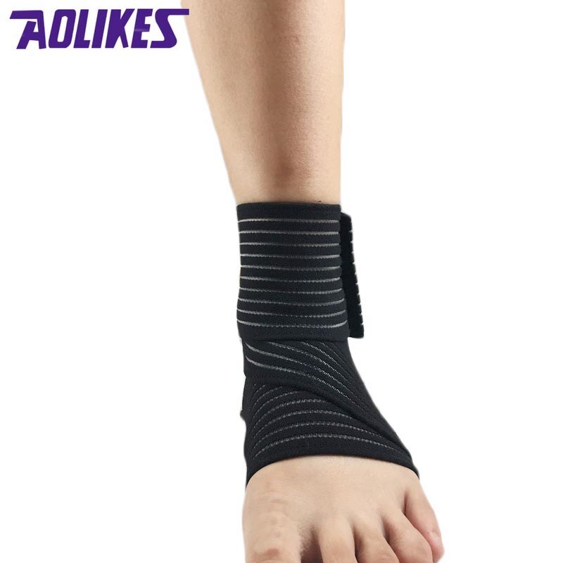 AOLIKES – Bandage de cheville élastique pour Sport, 1 pièce, pour la gymnastique, bande de protection des pieds, Support de retenue des tendons d&#39;achille, ceinture plantaire