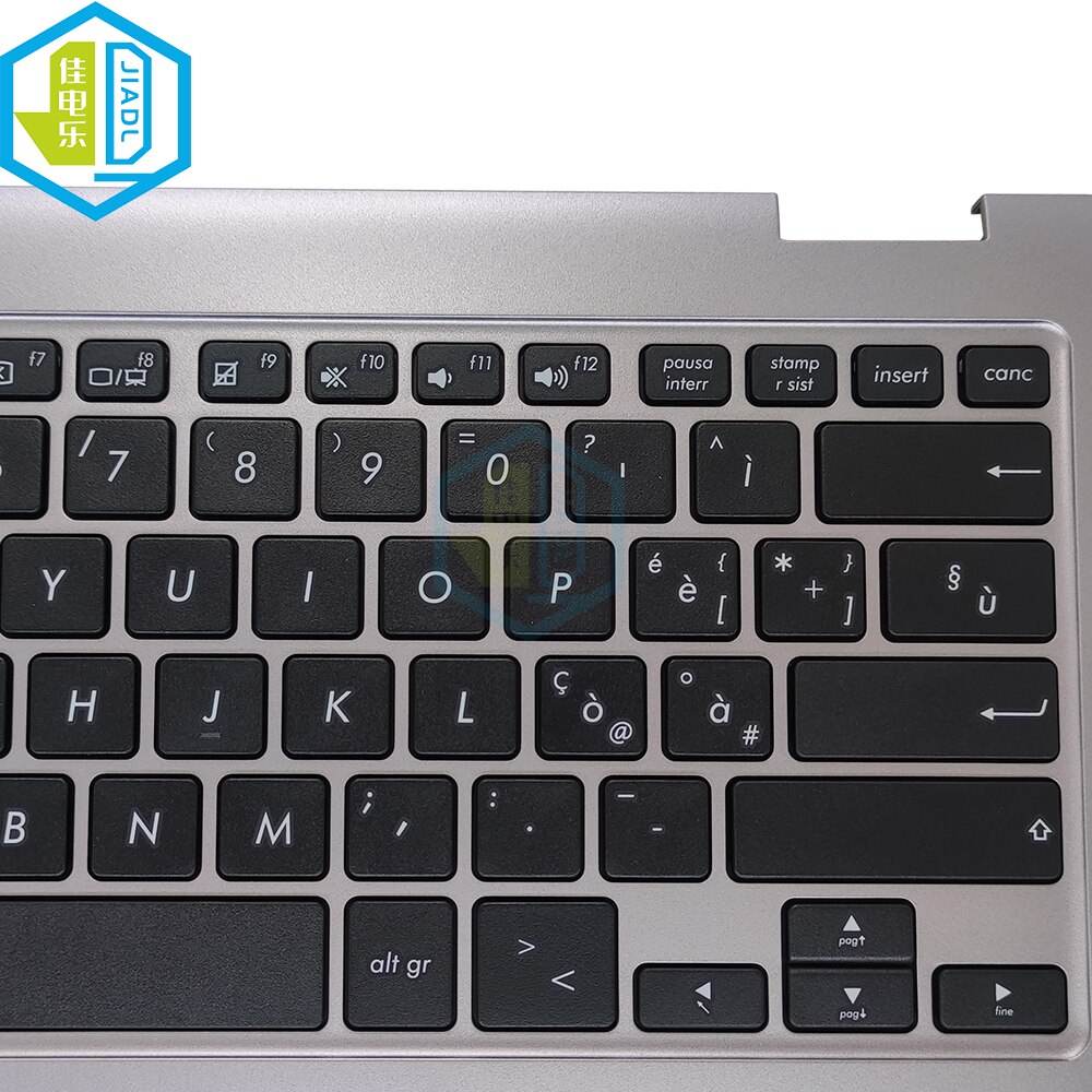 TP401 Pc Uk Gb Italiaanse Keyboard Topcase Palmrest Toetsenborden Voor Asus Vivobook Flip 14 TP401N TP401NA TP401MA F123IT00 F123UK00