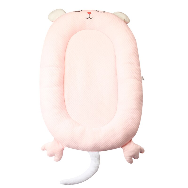 Sondr berço portátil e oval para bebês, berço fofo e macio para quarto de recém-nascido, camas amortecedoras para bebês decoração da cama: bed001-05
