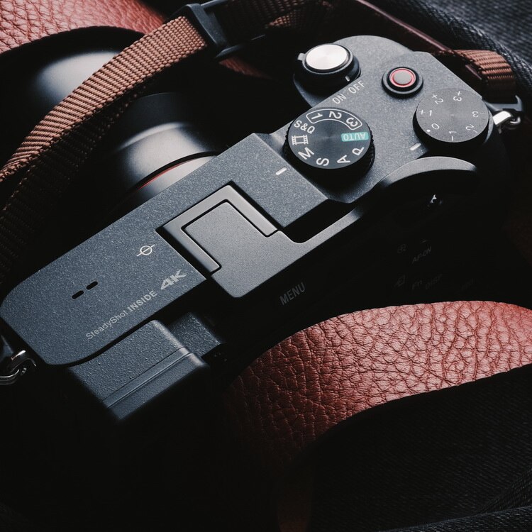 Für Sony A7C Metall Daumen Rest Finger Daumen hoch Griff Heißer Schuh Abdeckung: schwarz