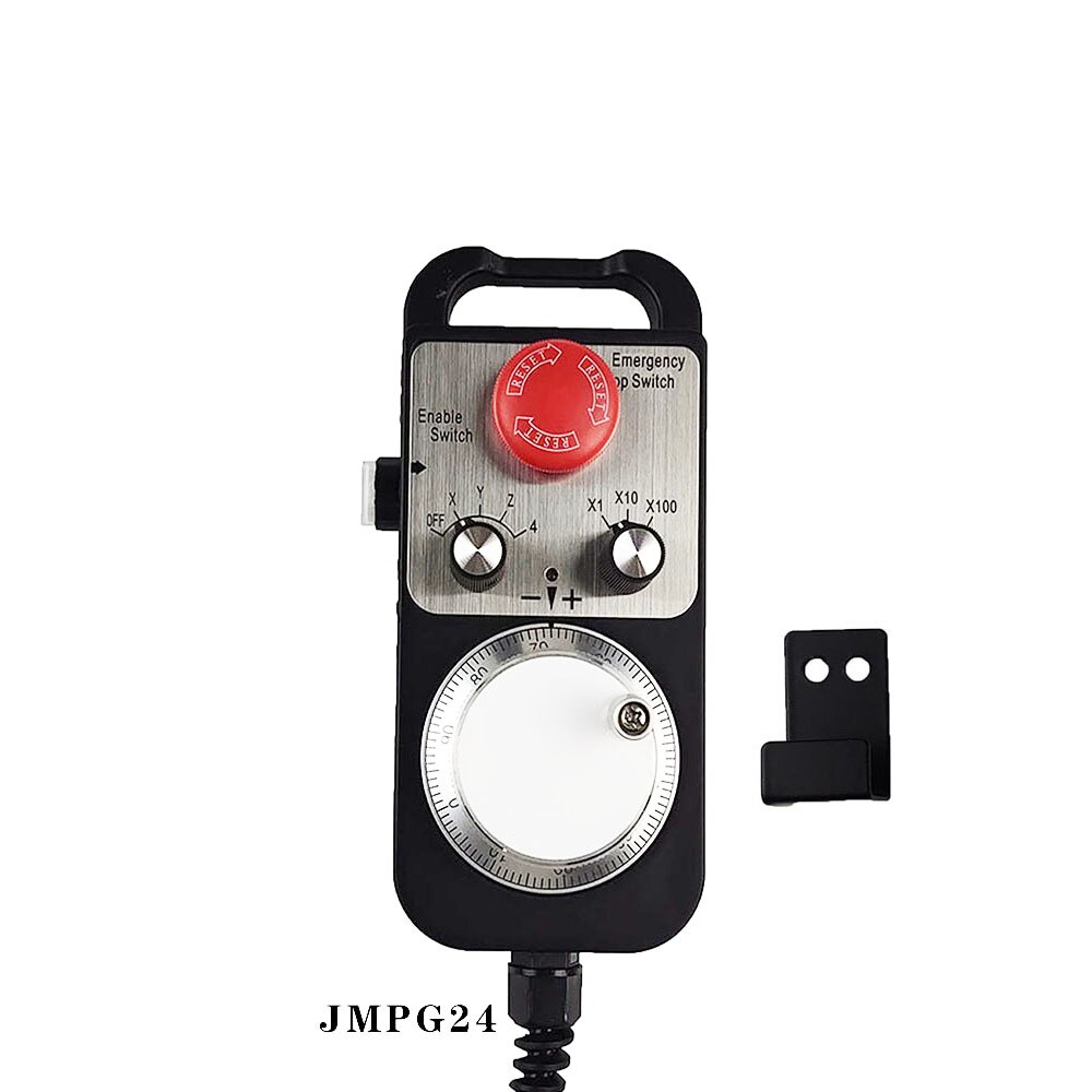 Standard 5v mpg 4-axis 5-axis 6-axis cnc electronic handwheel mach3 motion control system, emergency stop electronic handwheel: JMPG24