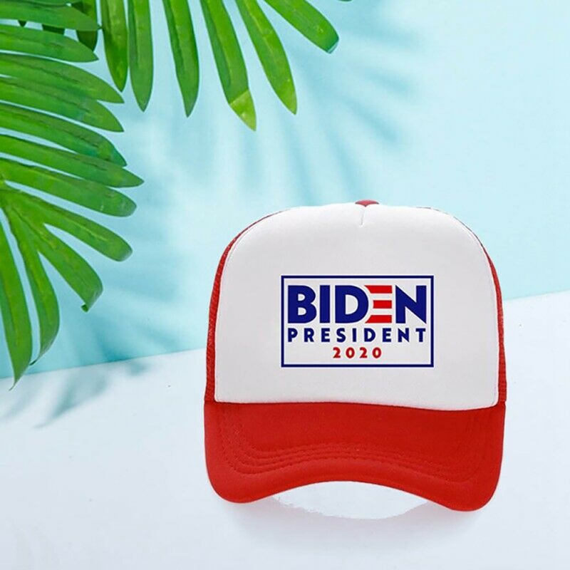 Biden American Flag Baseball Cap Adjustable Sun Mesh Running Hat American Election Breathable Baseball Hat