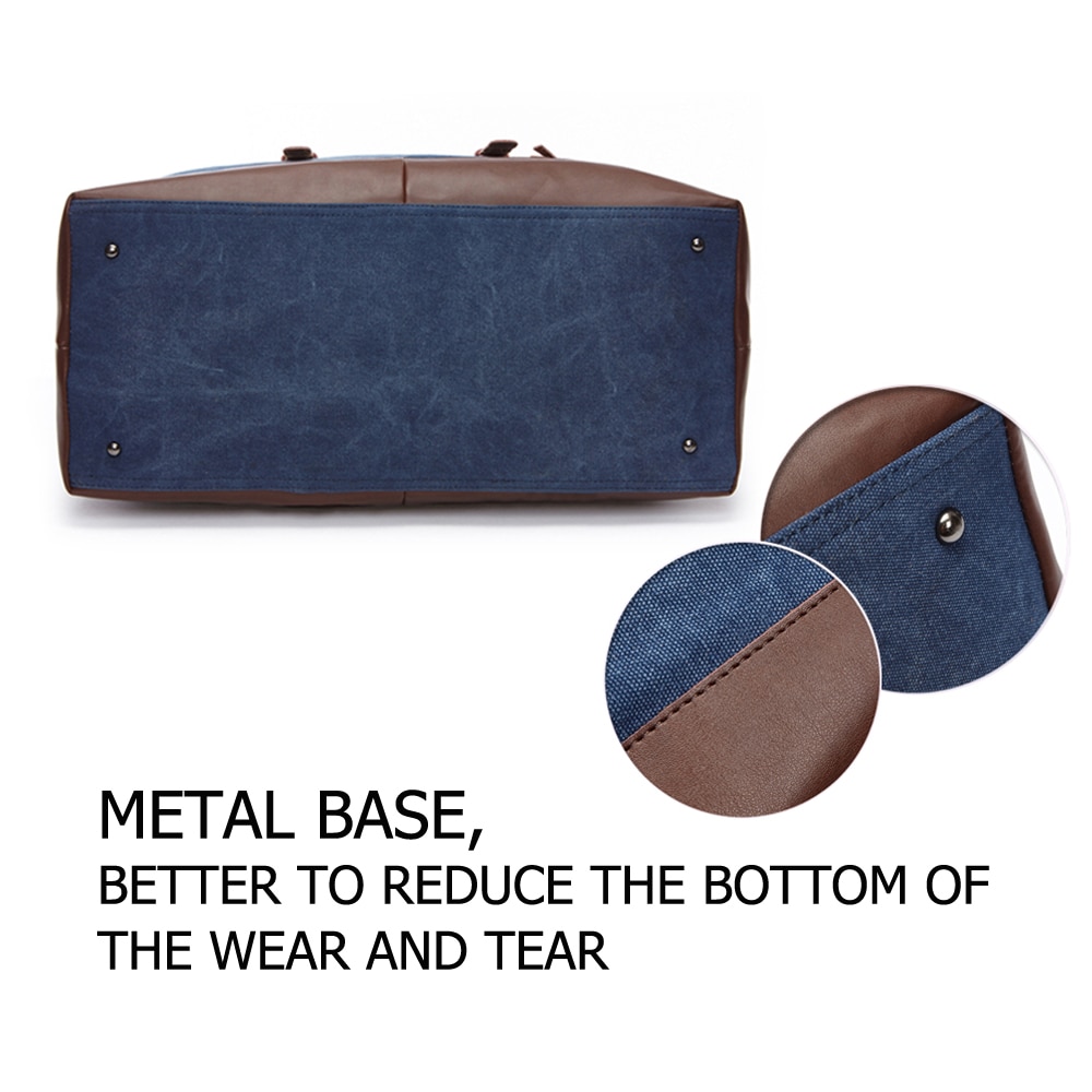 MARKROYAL-Bolso de viaje de cuero para hombre, bolsa de viaje, Maleta de viaje, bolso marinero para hombre, bolsa de viaje grande para fin de semana