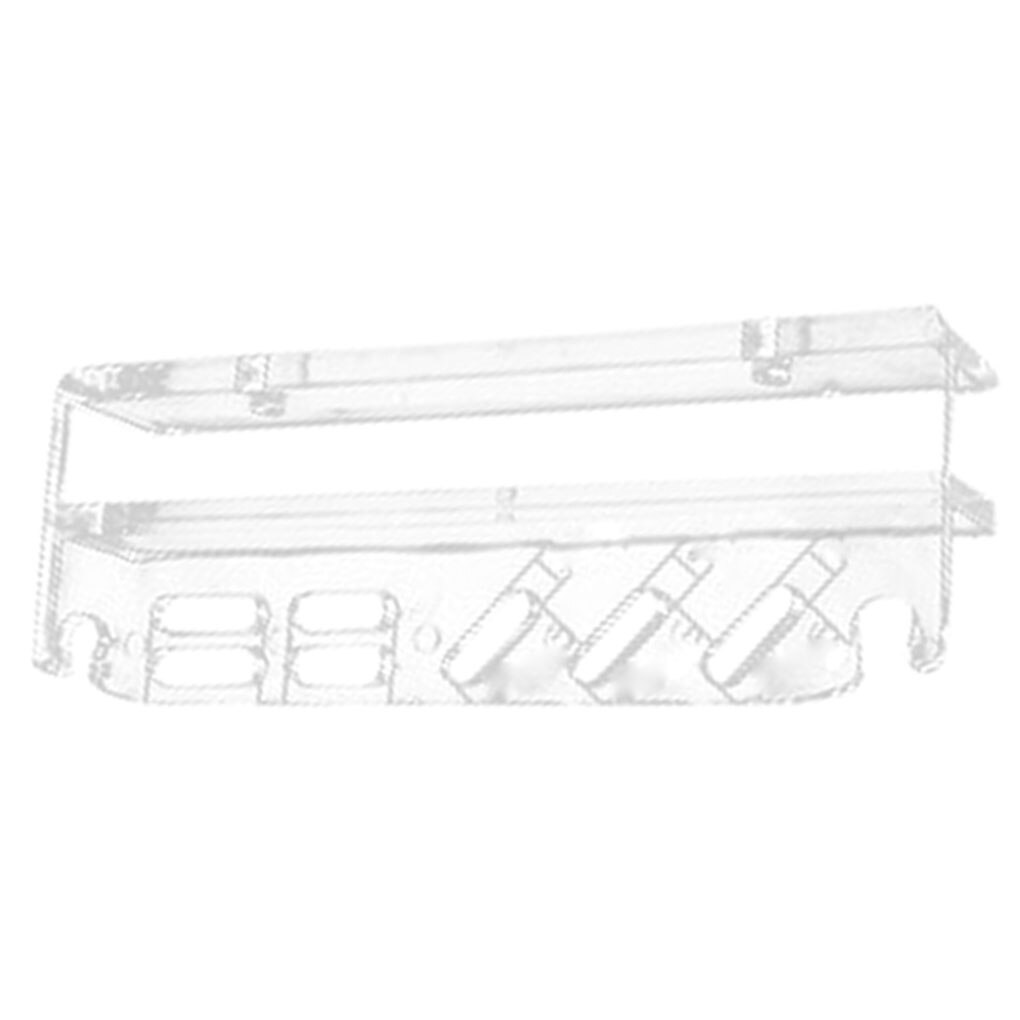 Aquarium Tool Holder Acrylic Water Plants Maintenance Tool Storage Rack Tweezers Scissors Scraper Spatula Organizer