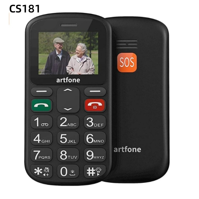 sbarra anziano Cellulare Artfone CS181 CS182 CS188 GSM 2G Grande Voce Grande Pulsante Telefono mobile per Anziani Una Chiave sos doppio Sim Torcia