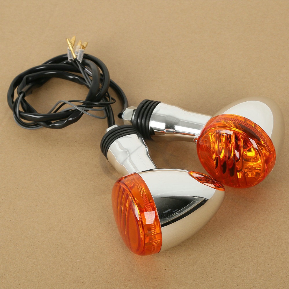 Chopper Bobber Motorcycle Knipperlichten Voor SUZUKI Boulevard M109R VRZ1800 Harley Dyna Softail Sportster Signaal indicator