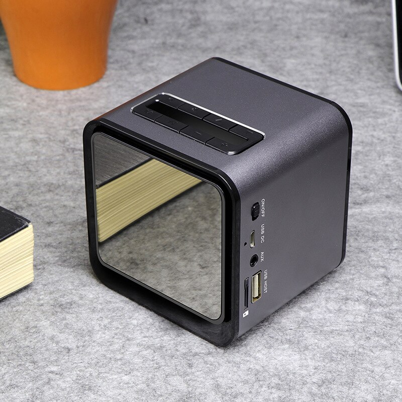 Reloj despertador Digital con Altavoz Bluetooth, accesorio de Metal Neutral de fábrica, modelo privado, ,