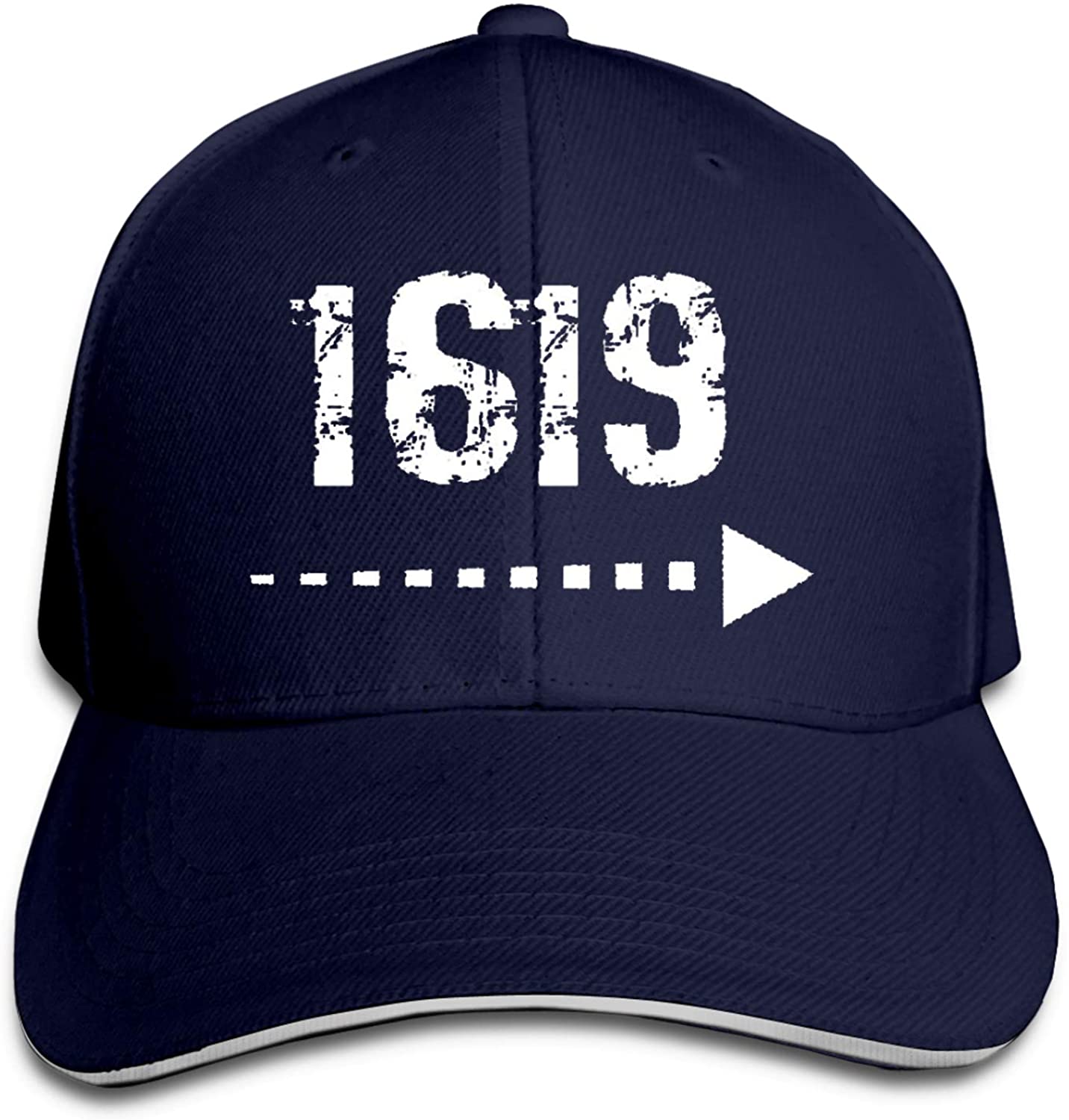 1619 Unisex Sandwich Baseball Cap: Navy