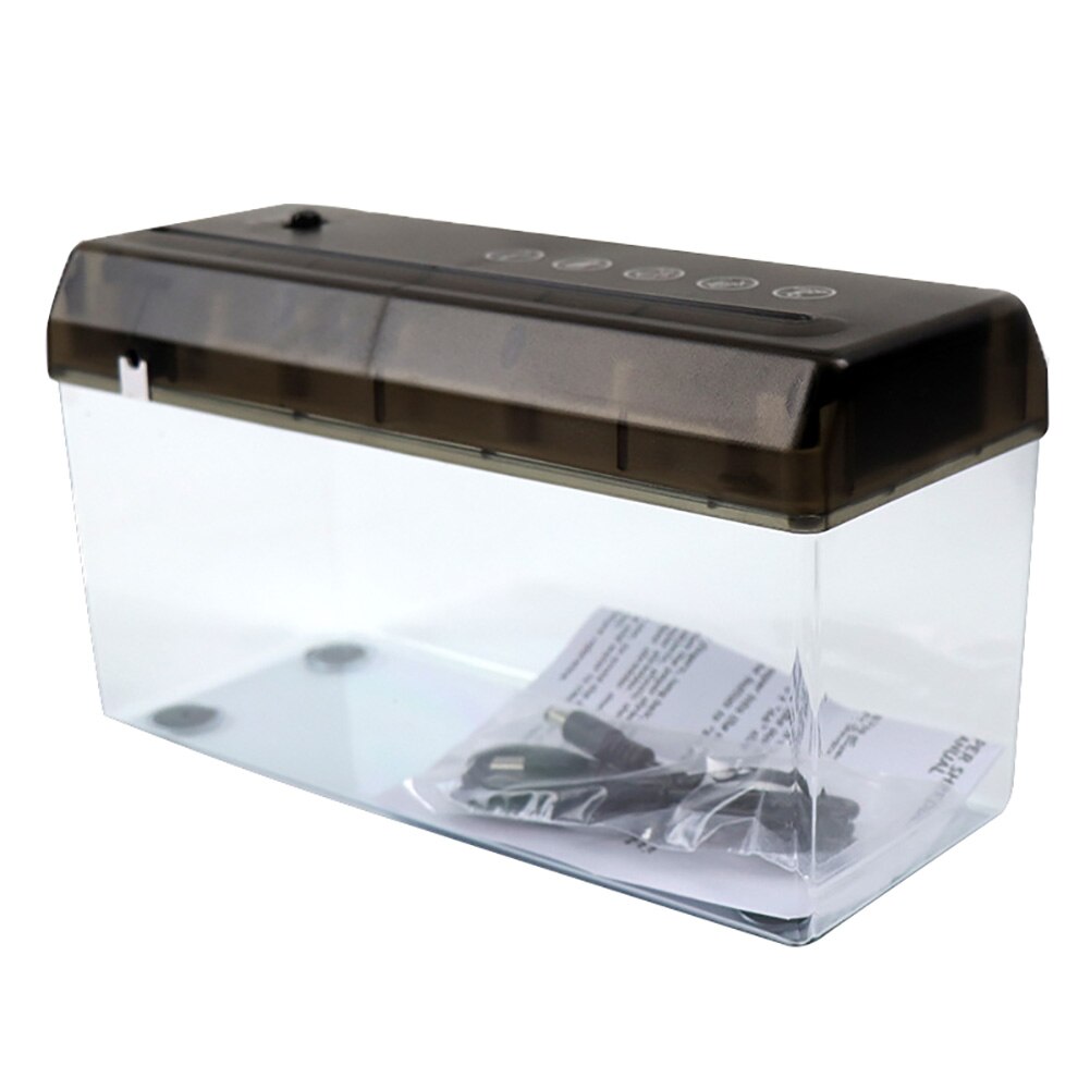 Dual Purpose Office Small ABS Cutter Documents Durable Electric Desktop Automatic A4 Paper Home Shredder USB