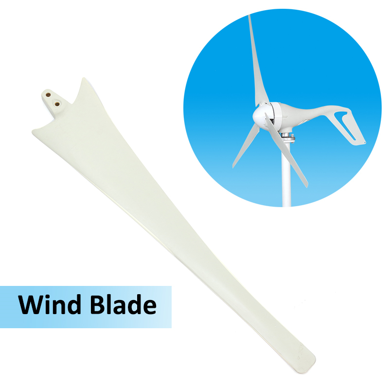 Aerogenerador de fibra de nailon de alta resistencia, accesorios para molino de viento, 550/600/650/750/800/900mm, color negro/blanco