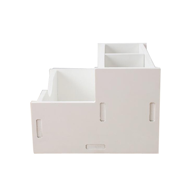 DIY Desk Stationery Holders White Organizer School Office Holder Stationery Organizer Multipurpose Desktop Sundries Storage Box