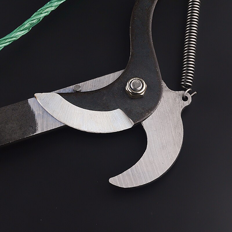 High-Altitude Extension Lopper Pruning Shears with Nylon Rope Carbon Steel Branch Pulley Garden Tree Trimming Tools