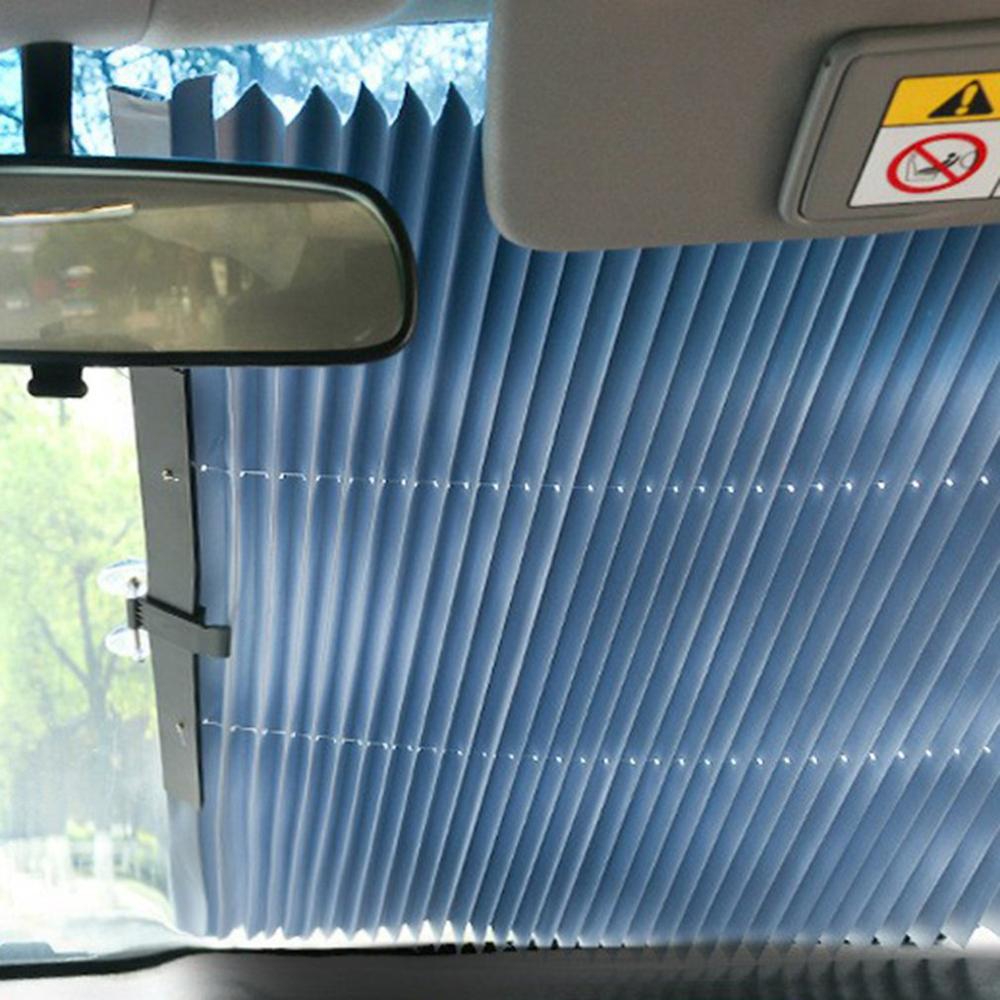 Telescopische Schaduw Aluminium Folie Isolatie Zonnebrandcrème Voor Zon Bescherming Voor Gear Voorruit Zomer Auto Zonnescherm