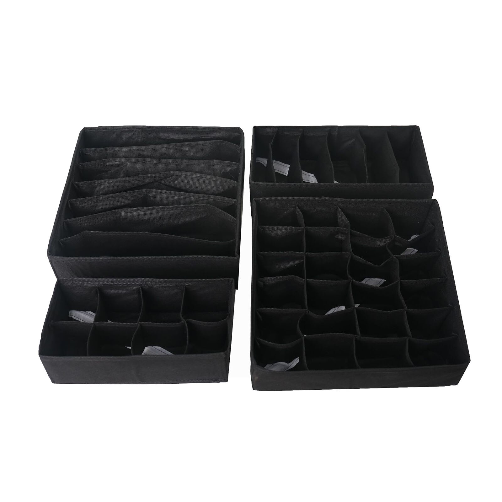 40# Dividers Drawer Organizers Closet Clothes Foldable Dresser Underwear Storage Box Bras Socks Multi-compartment Organizador